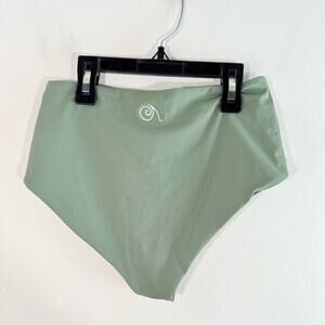 By Blake Moss Green High Rise Bikini Bottoms Size Small